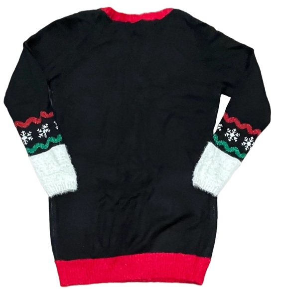 Ugly Christmas Sweater Dress Fa La La La - Picture 7 of 7